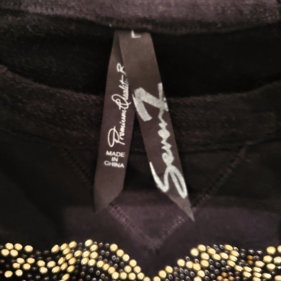 2/30$ Seven7 nice black sweater with pearls - Picture 6 of 6